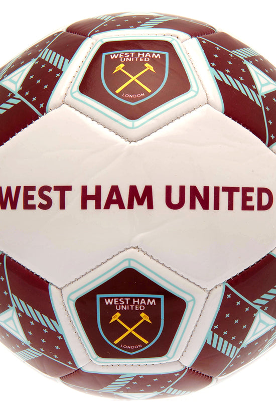 West Ham United FC Football Size 3 HX 1