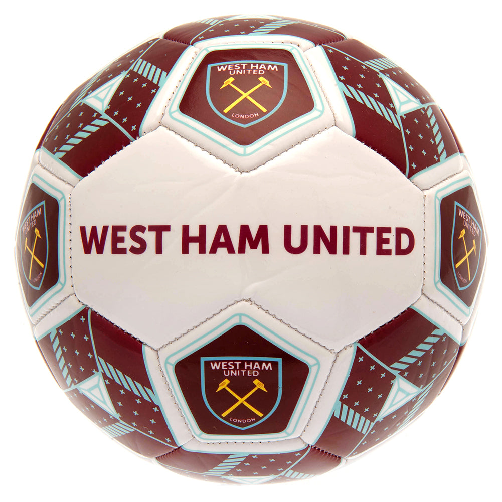West Ham United FC Football Size 3 HX 1
