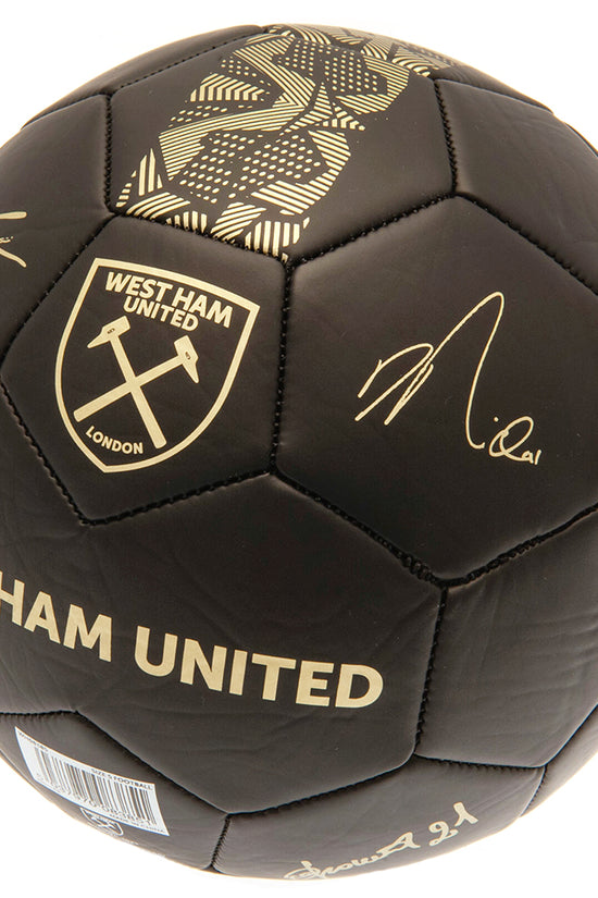 West Ham United FC Football Signature Gold PH 1