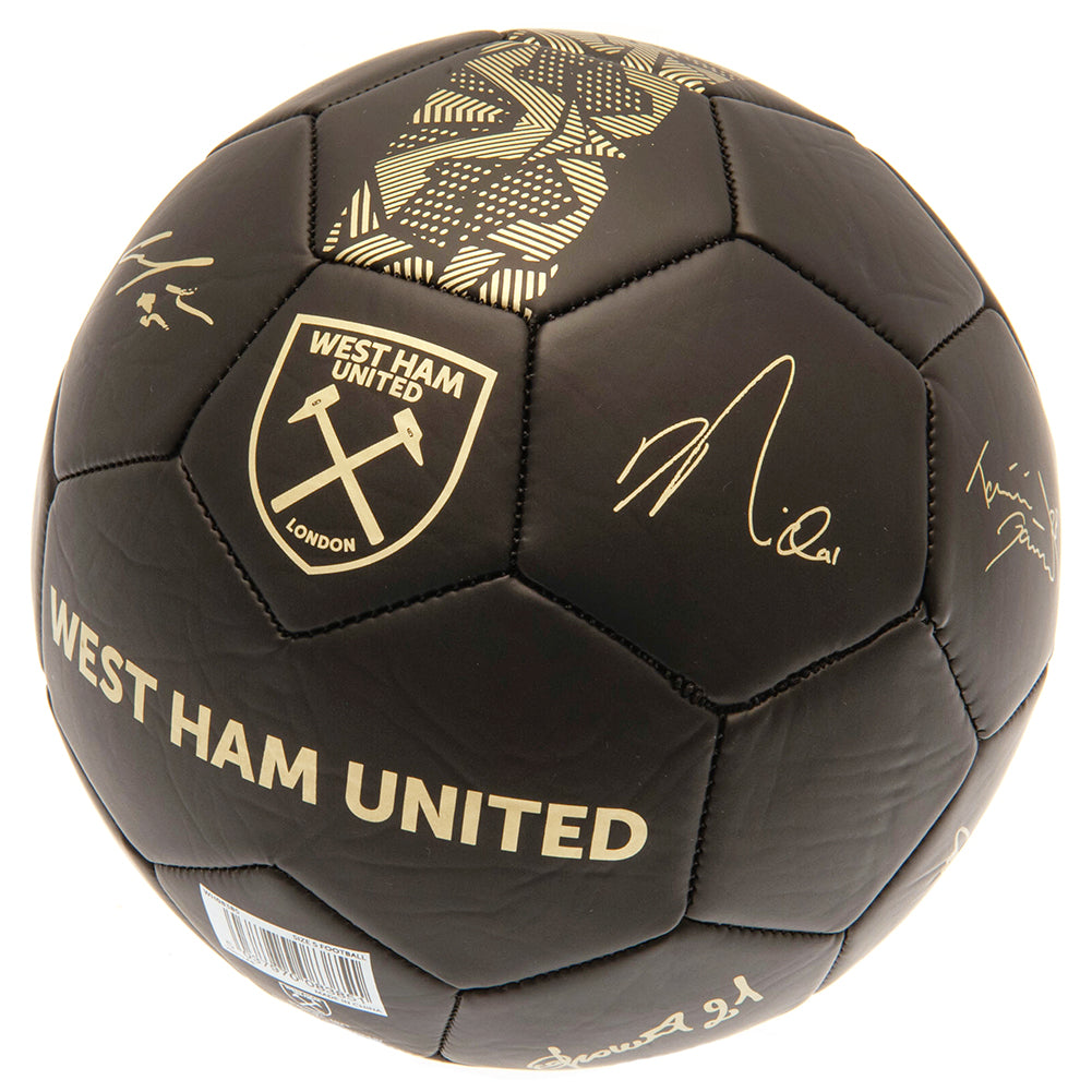West Ham United FC Football Signature Gold PH 1