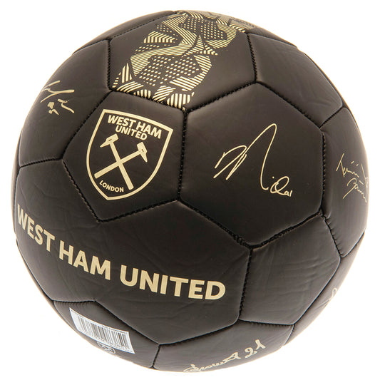 West Ham United FC Football Signature Gold PH 1
