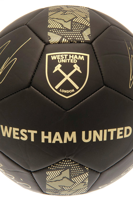 West Ham United FC Football Signature Gold PH