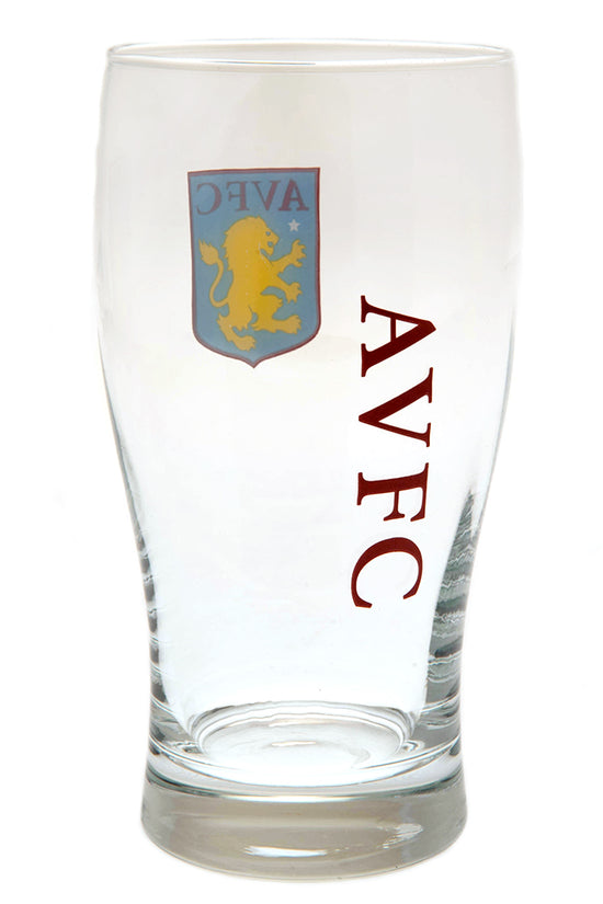 Aston Villa FC Tulip Pint Glass 1