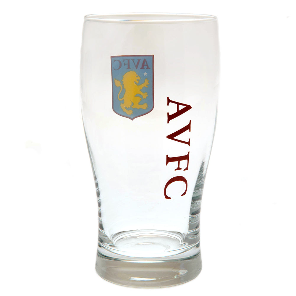 Aston Villa FC Tulip Pint Glass 1