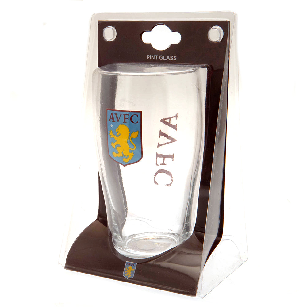 Aston Villa FC Tulip Pint Glass 2