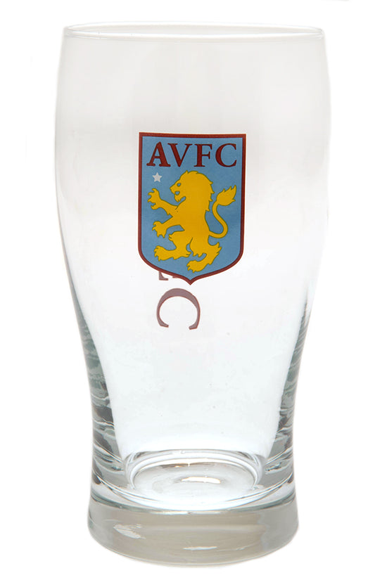 Aston Villa FC Tulip Pint Glass