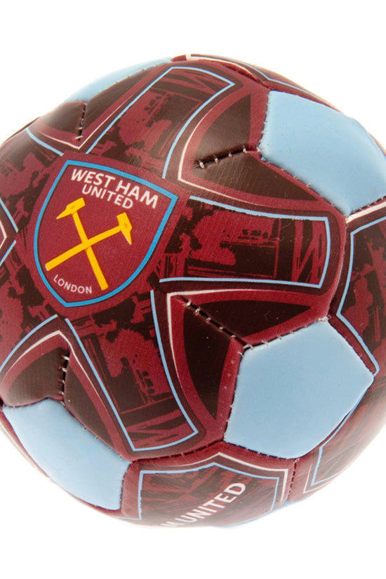 West Ham United FC 4 inch Soft Ball 1