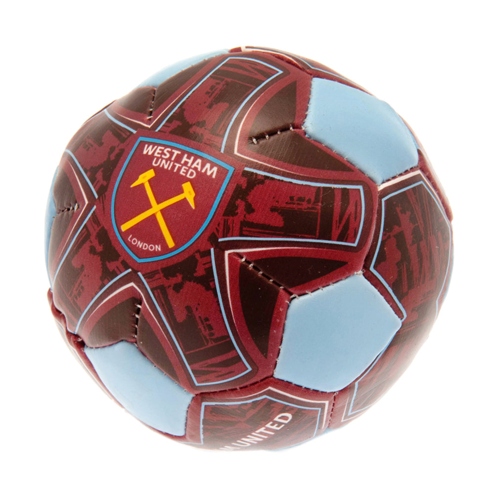 West Ham United FC 4 inch Soft Ball 1