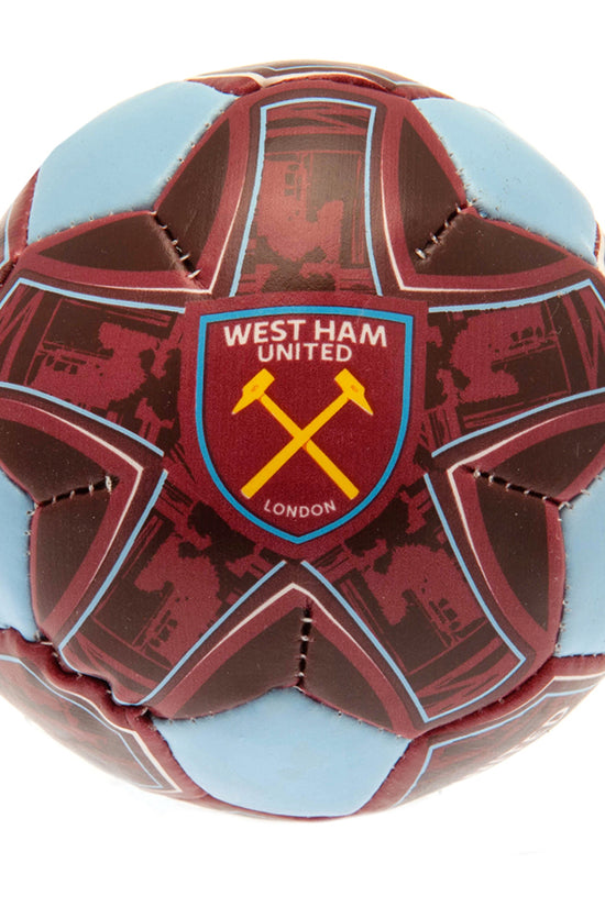 West Ham United FC 4 inch Soft Ball