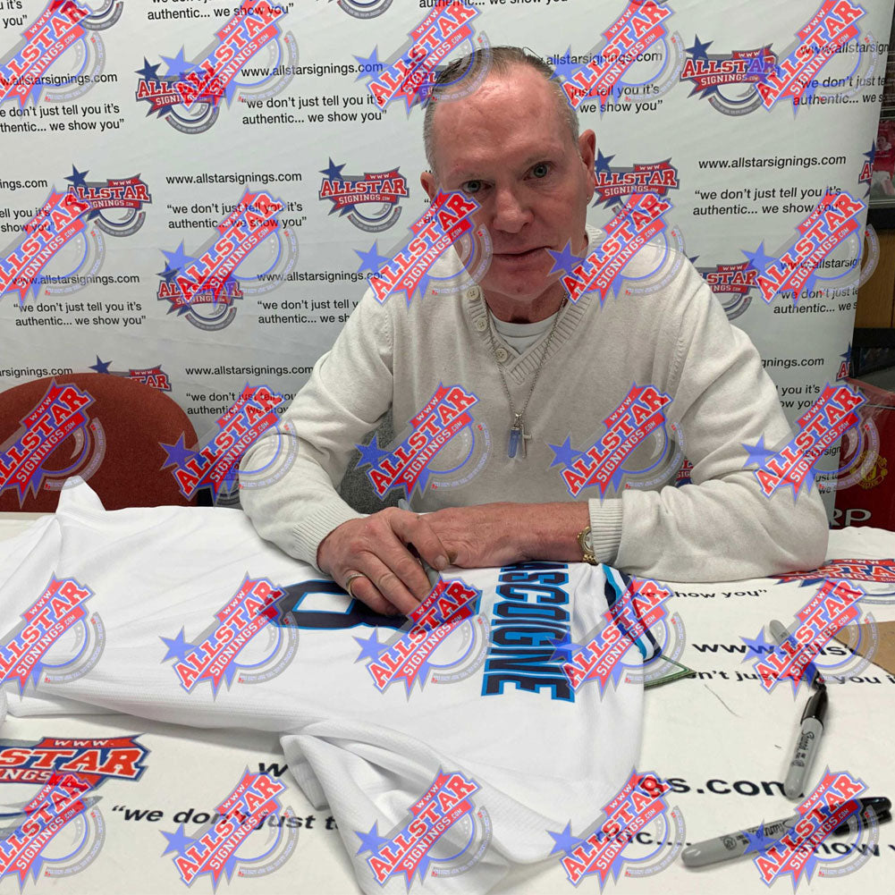 England FA 1996 Shearer Gascoigne Signed Shirts Dual Framed 2