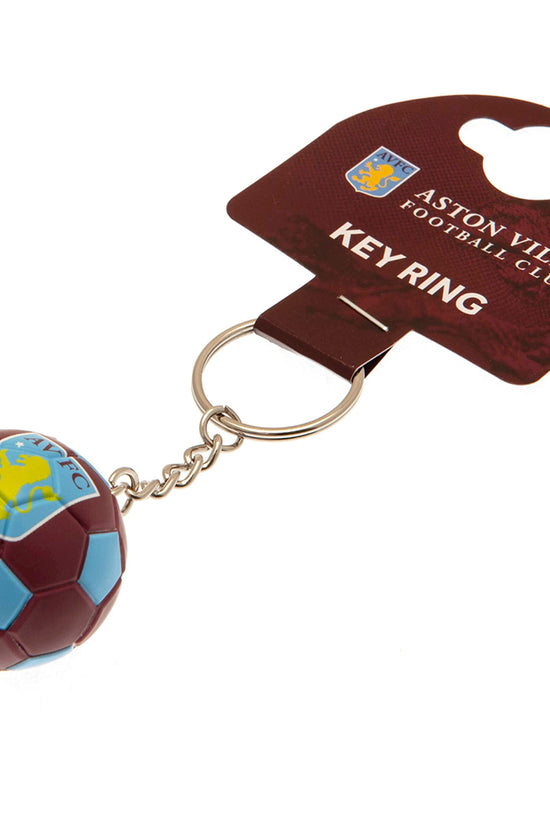 Aston Villa FC Football Keyring 2