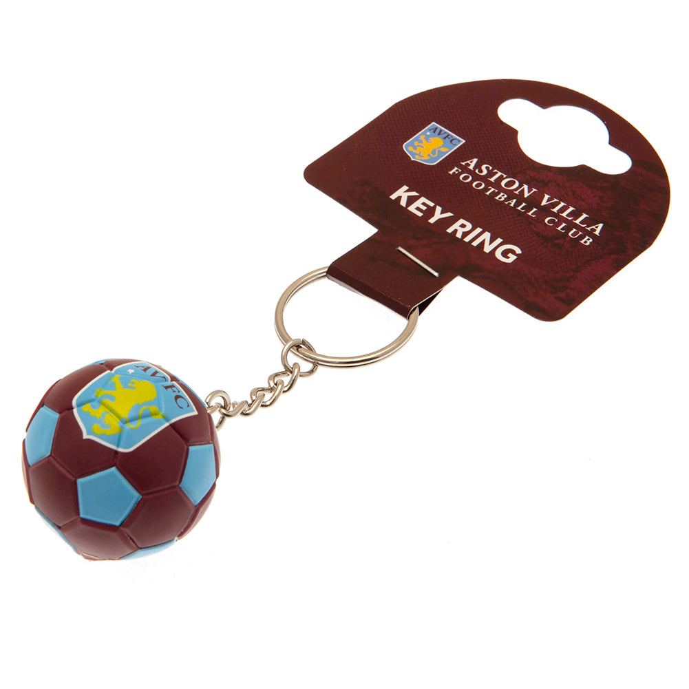 Aston Villa FC Football Keyring 2