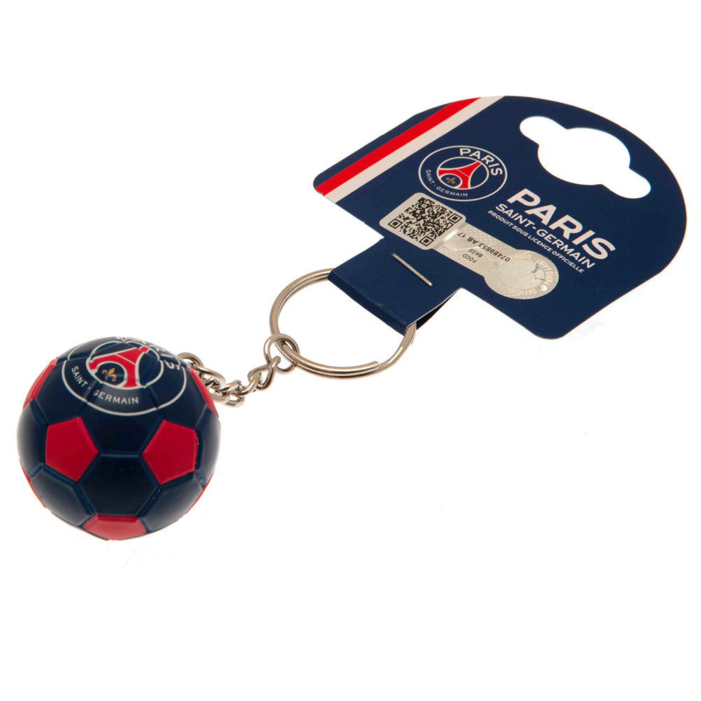 Paris Saint Germain FC Football Keyring 2