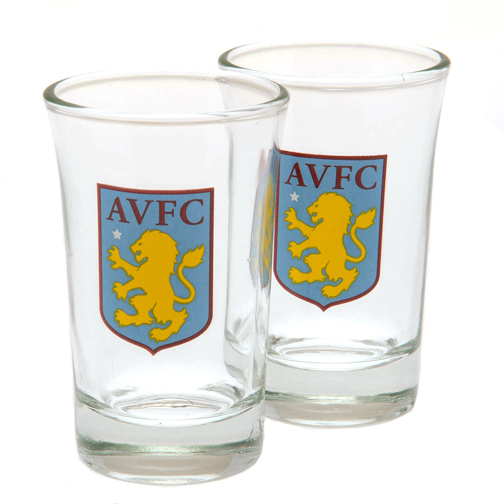 Aston Villa FC 2pk Shot Glass Set 1