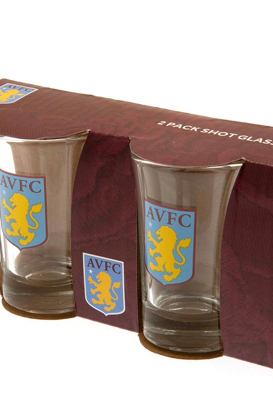 Aston Villa FC 2pk Shot Glass Set 3