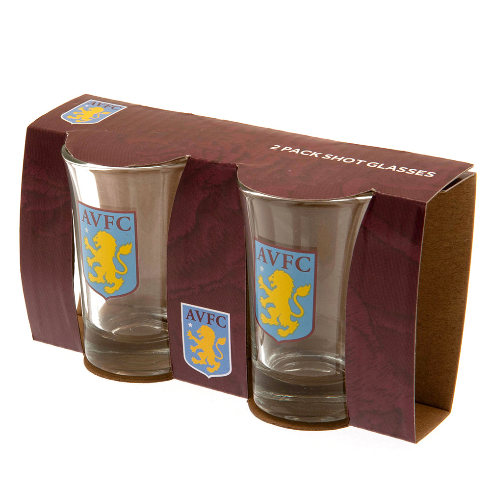 Aston Villa FC 2pk Shot Glass Set 3