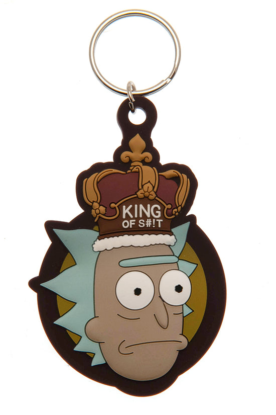 Rick And Morty PVC Keyring King Rick