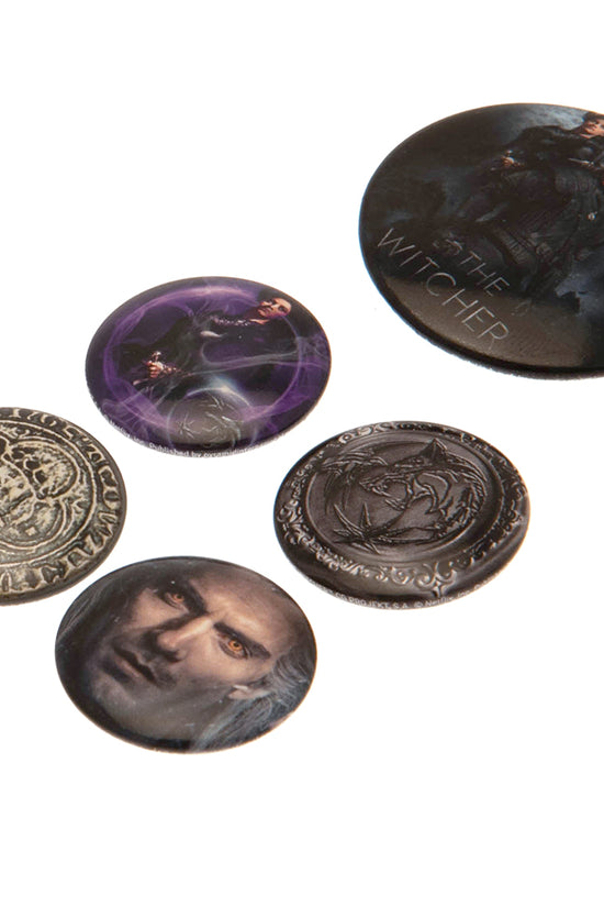 The Witcher Button Badge Set 1