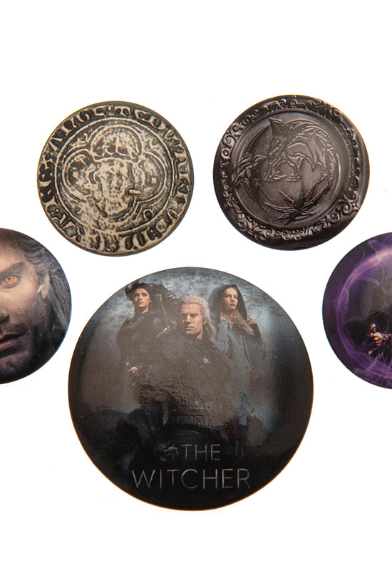 The Witcher Button Badge Set