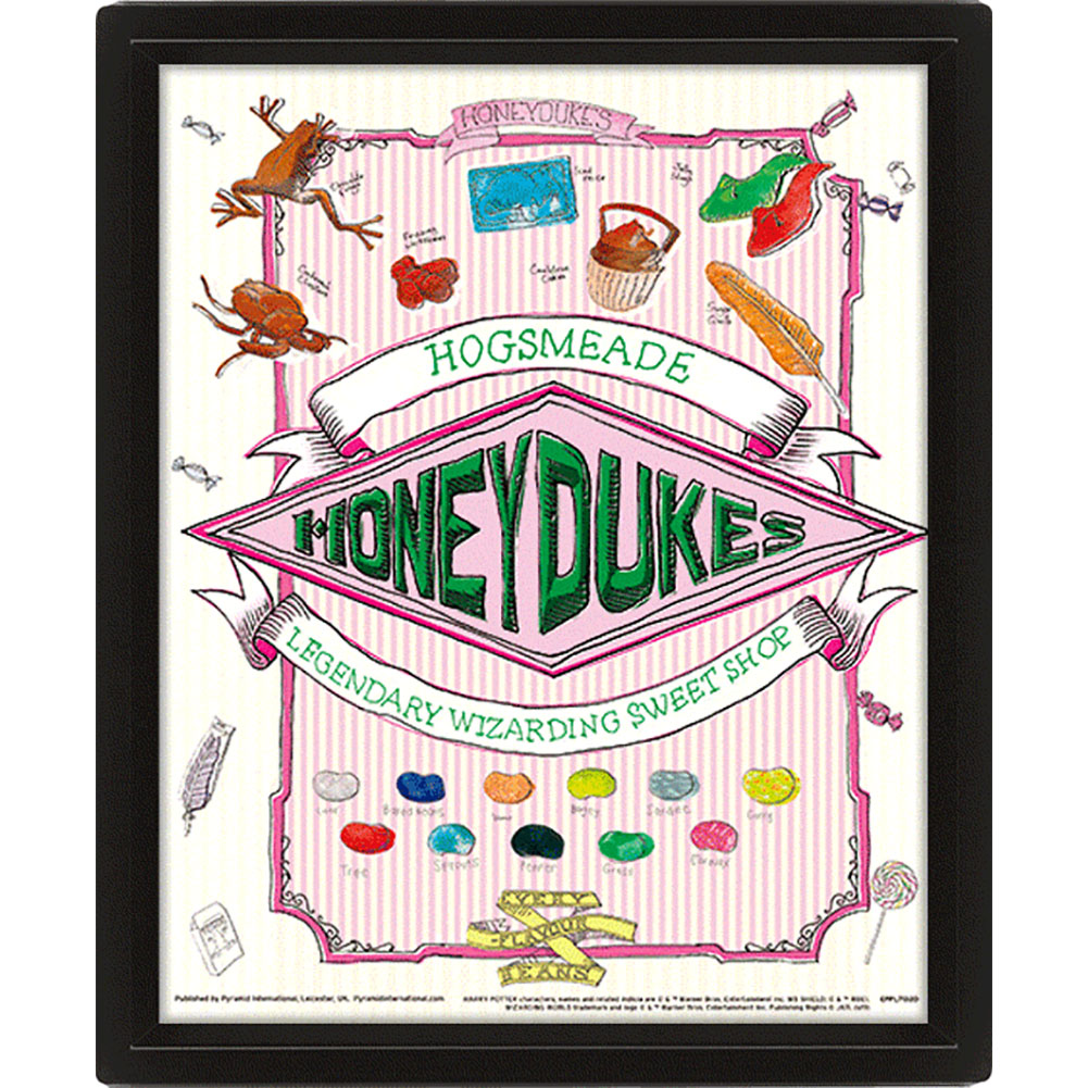 Harry Potter Framed 3D Picture Honeydukes 2