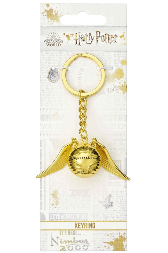 Harry Potter 3D Metal Keyring Golden Snitch 1