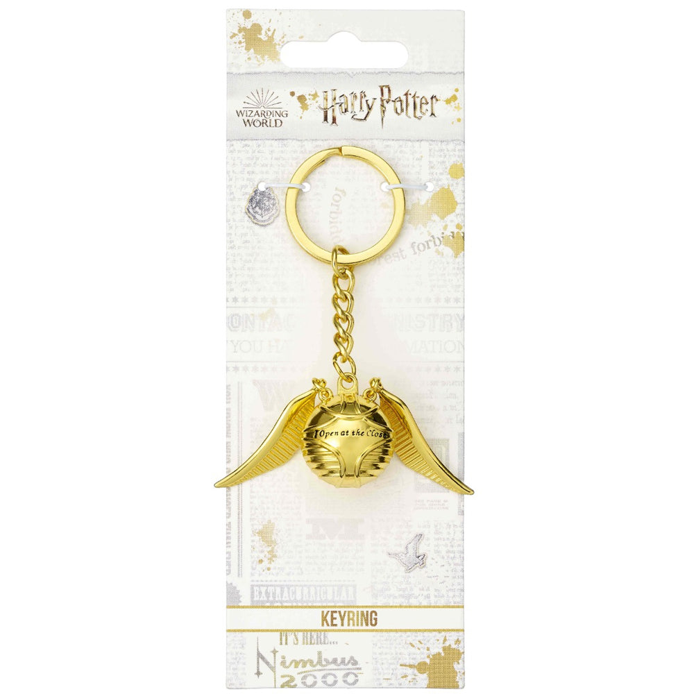 Harry Potter 3D Metal Keyring Golden Snitch 1