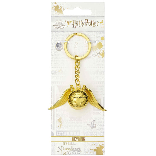 Harry Potter 3D Metal Keyring Golden Snitch 1