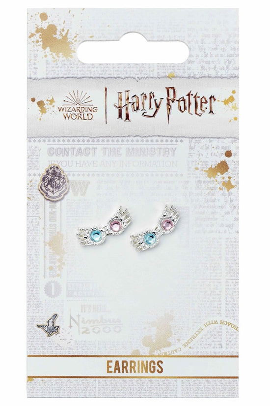 Harry Potter Silver Plated Luna Spectrespecs Stud Earrings