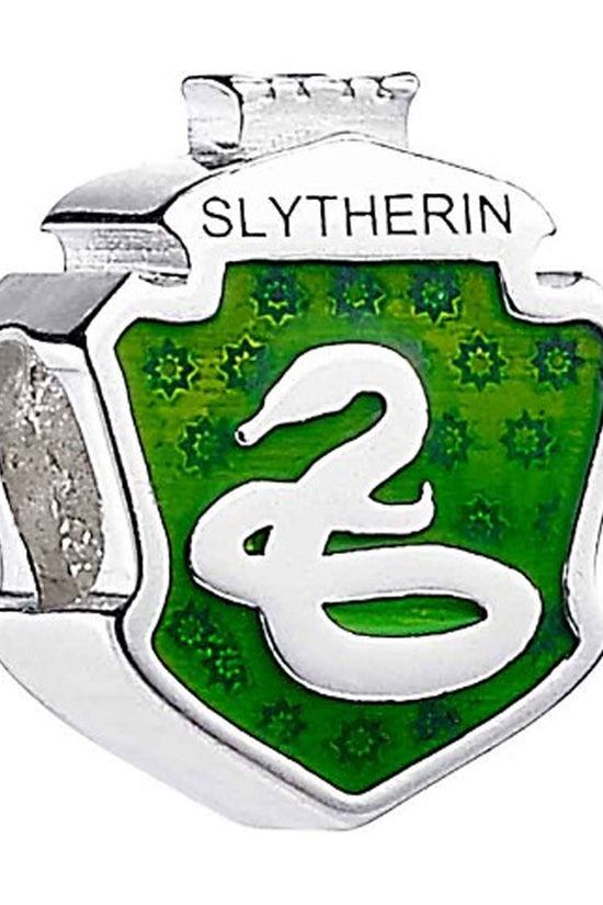 Harry Potter Sterling Silver Spacer Bead Slytherin