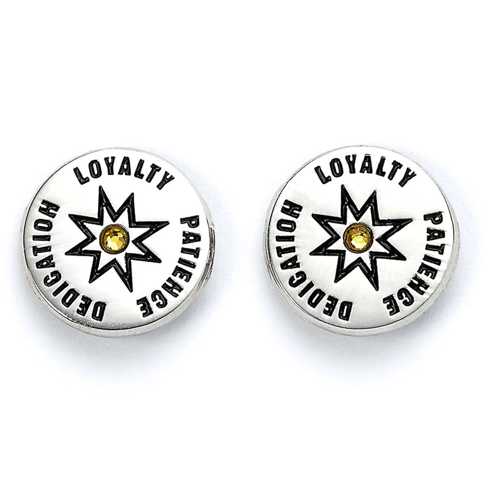 Harry Potter Silver Plated Earring Set Hufflepuff 3