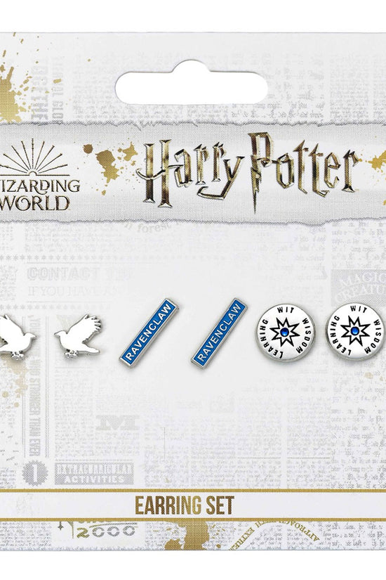Harry Potter Silver Plated Earring Set Ravenclaw 4