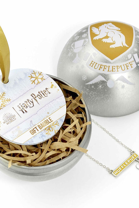 Harry Potter Christmas Bauble Necklace Hufflepuff