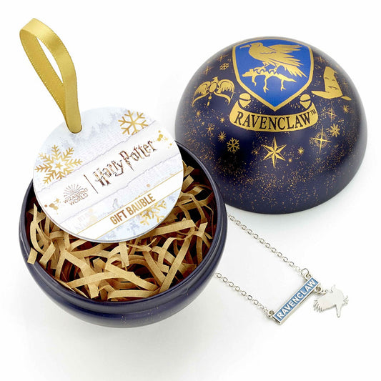 Harry Potter Christmas Bauble Necklace Ravenclaw