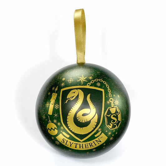 Harry Potter Christmas Bauble Necklace Slytherin 1