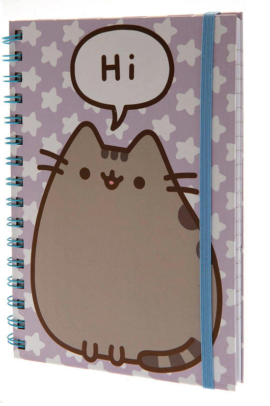 Pusheen Notebook Hi