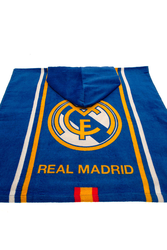 Real Madrid FC Kids Hooded Poncho 1