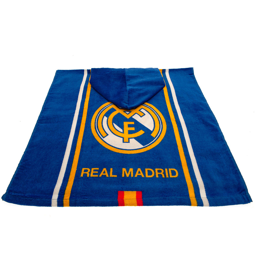 Real Madrid FC Kids Hooded Poncho 1
