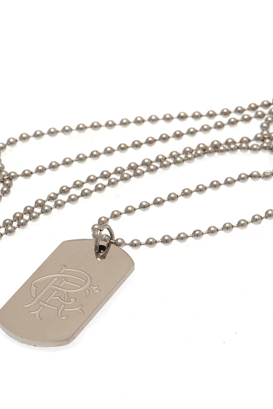 Rangers FC Engraved Dog Tag Chain 1