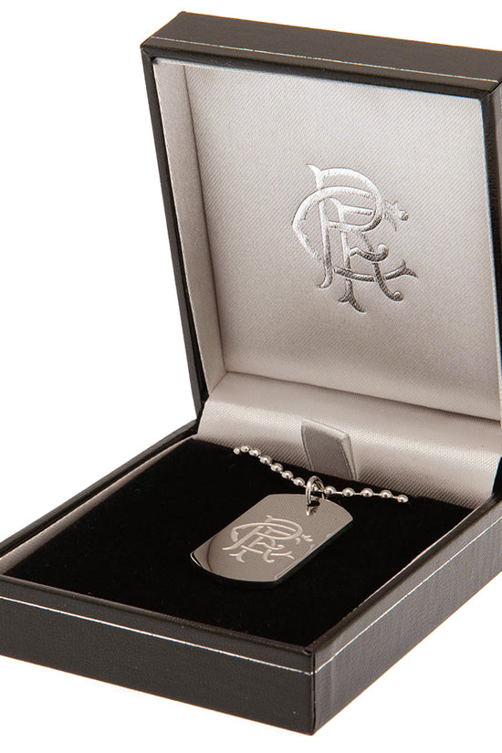 Rangers FC Engraved Dog Tag Chain 2