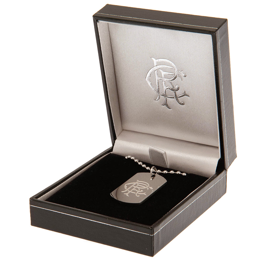 Rangers FC Engraved Dog Tag Chain 2
