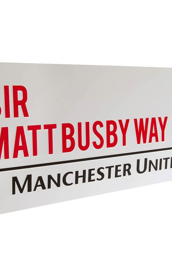 Manchester United FC Street Sign MB 1