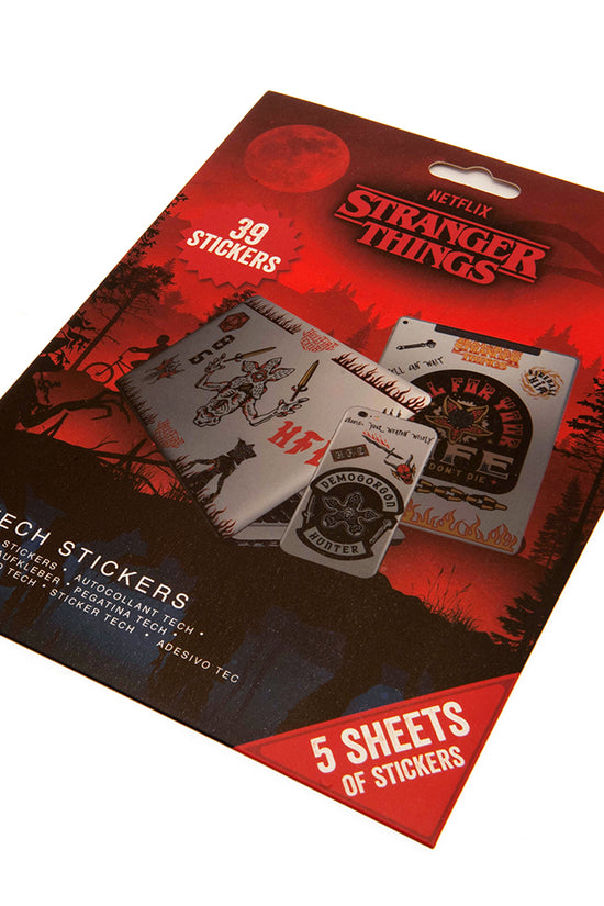 Stranger Things Tech Stickers Battle