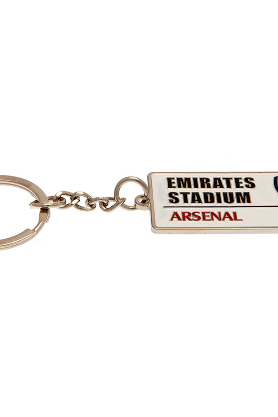 Arsenal FC Embossed Street Sign Keyring 1