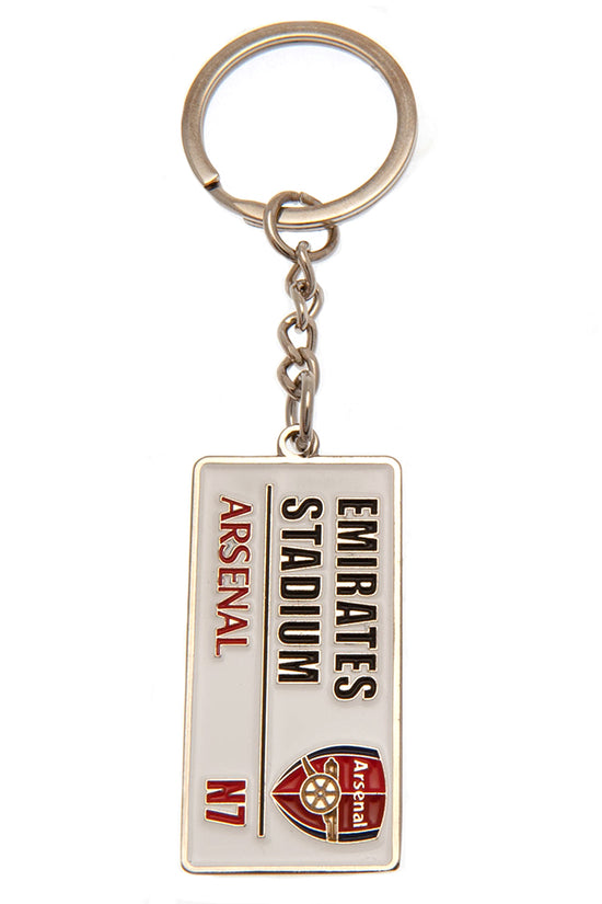 Arsenal FC Embossed Street Sign Keyring