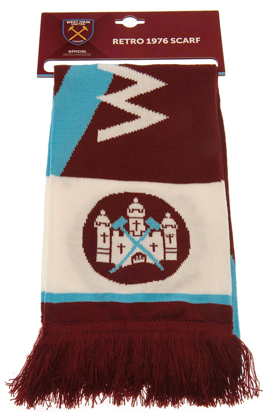 West Ham United FC Retro 1976 Scarf