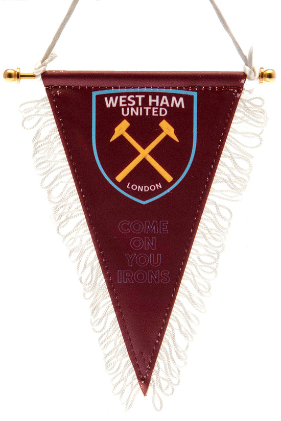 West Ham United FC Triangular Mini Pennant