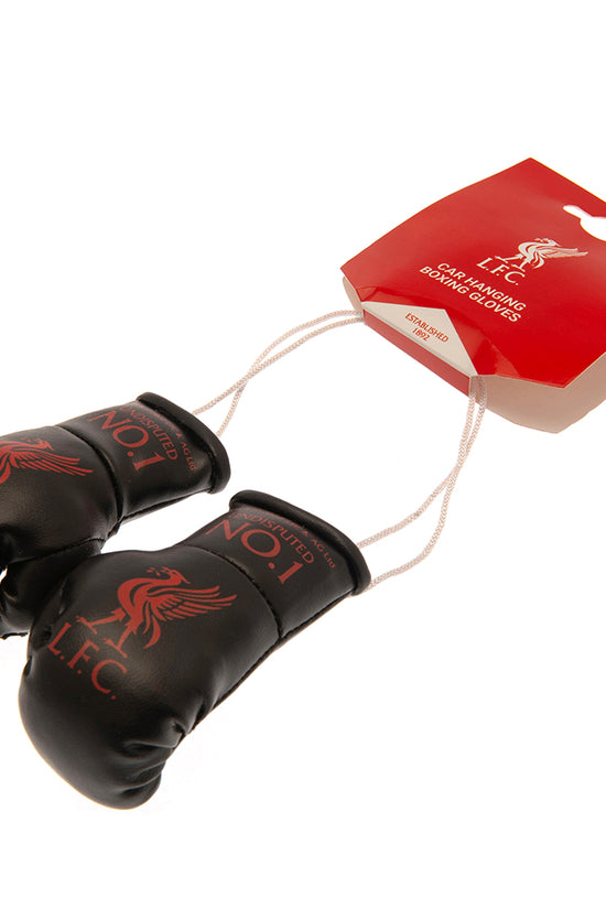 Liverpool FC Black Mini Boxing Gloves