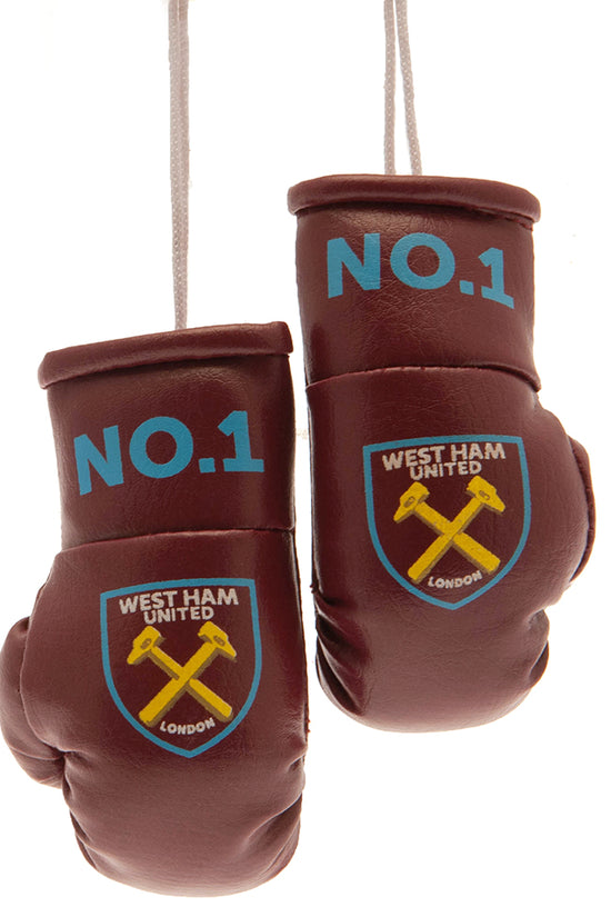 West Ham United FC Mini Boxing Gloves