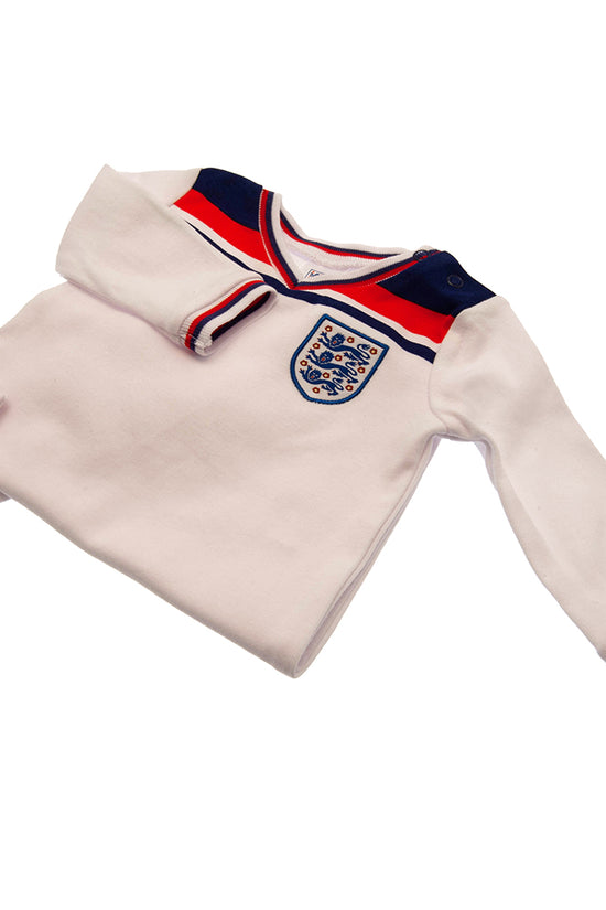 England FA Sleepsuit 82 Retro 12-18 Mths