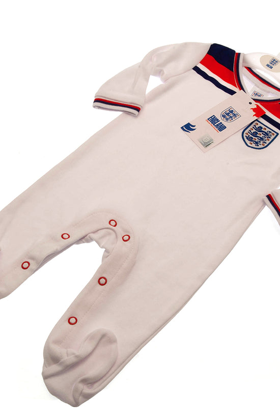 England FA Sleepsuit 82 Retro 9-12 Mths